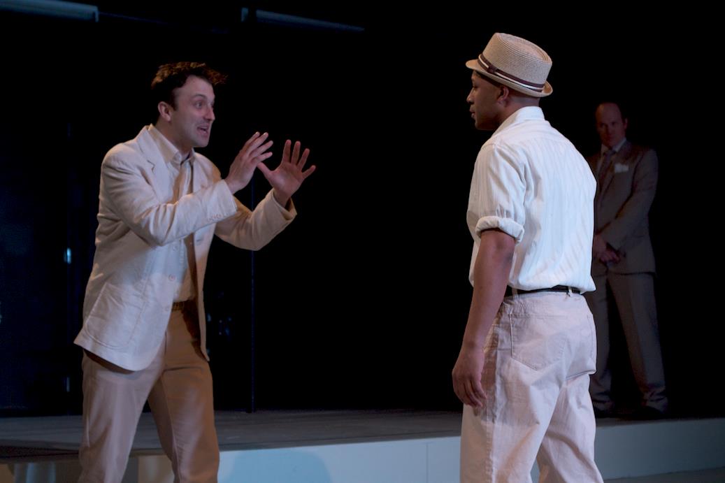 as Clarence Born With Teeth, Epic Theatre Ensemble with Devin Haqq as Murderer