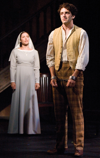 As Claudio Measure for Measure at The Old Globe, San Diego with Stephanie Fieger Klein as Isabella
